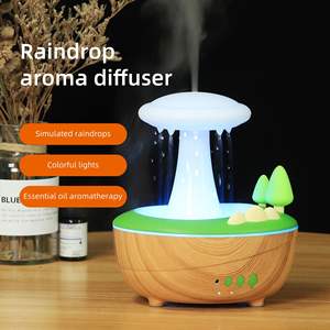 Humidificateur ultrasonique YX V82 Raindrop avec diffuseur d'arômes et lumières colorées pour usage domestique - Product Image 1