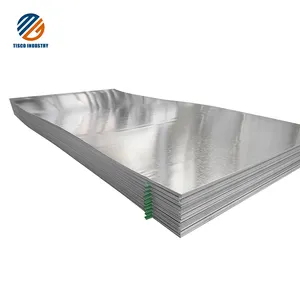 Wonderful China Factory Galvanized DX52D EN10292 Steel Sheet 0.2-6mm Thick 100g 200g Zinc Coating With Big/Small/None Spangle