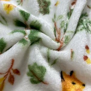 Bán buôn tùy chỉnh dễ thương mô hình phim hoạt hình 200gsm mềm flannel Fleece vải cho quần áo trẻ em chăn - Product Image 4