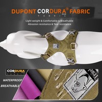 Harnais pour chien Truelove de luxe, imperméable, rembourré, réglable, robuste et réfléchissant, pour l'extérieur et la randonnée