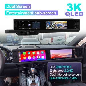 12.3Inch 3K QLED Dual Screen Car Radio Multimedia <strong>for</strong> <strong>Porsche</strong> <strong>Cayenne</strong> 2010-2017 Android 13 Carplay <strong>GPS</strong> <strong>Navigation</strong> Auto Stereo - Product Image 2