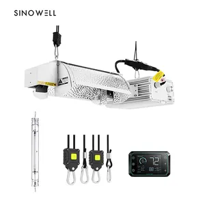 Sinowell 95%-98% Reflective Aluminum Pro Remote 1000w DE Vega HPS Grow Light, 1000w Grow Light HPS