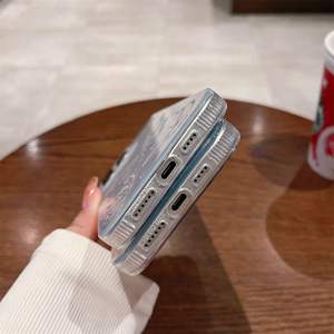 เคสโทรศัพท์กันกระแทกแบบแข็งลายขนนกผีเสื้อสีเงินเลเซอร์แฟชั่นสำหรับ iPhone 16 14 13 12 17 PRO MAX 14 15 PLUS - Product Image 6