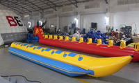 Bâche en PVC, bateau banane gonflable pour 8 personnes, conception classique, 0.9mm, offre spéciale