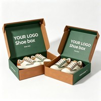 Boîte d'emballage personnalisable en papier biodégradable de haute qualité pour chaussures, vêtements et talons hauts, vente en gros et recyclable