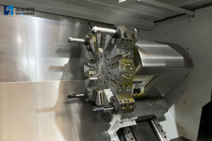 Torno CNC de cama inclinada de alta precisión iHT521 con torreta eléctrica de 12 estaciones - Product Image 5