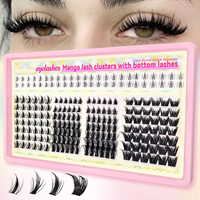 Valentijn Wimpers Diy Wimpers Voorgesneden Segment Zelf Enten Wimper Cluster Gemengde Lade Lash Extension Kit