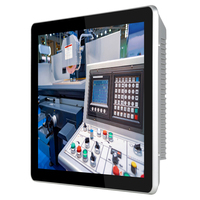 Panneau industriel tout-en-un de 15 pouces sans ventilateur PC J1900 J4125 Quad Core 2.0GHz CPU intégré capacitif tactile HMI modèle-comparable