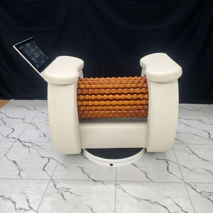 Nouveau Rouleau de Massage en Bois 360° pour Drainage Lymphatique, Remodelage Corporel et Soulagement des Tensions Musculaires du Dos - Product Image 1