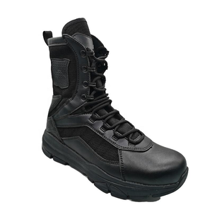 SFB56 Mens Tactical <b>Work</b> <b>Boots</b> <b>Black</b> Tan Desert <b>Boots</b> Durable Sole Abrasion Resistant Non Slip Safety <b>Work</b> Shoes Waterproof - Product Image 2