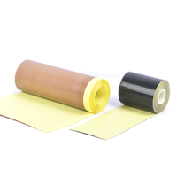 Bande haute température de revêtement PTFE Tefloning résistante à la chaleur pour sceller le sac Ruban adhésif PTFE