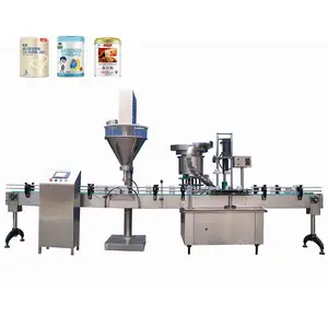 Full Automatic 500g Seasoning Protein Coffee Spice Dry Powder Auger Filler Jar Bottle Packing Filling Machine