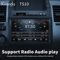 Krando Radio de coche de 9 pulgadas para Toyota Prius 2 2003-2009 unidad principal Android navegación GPS inalámbrico CarPlay DSP 4G tarjeta SIM autorradio