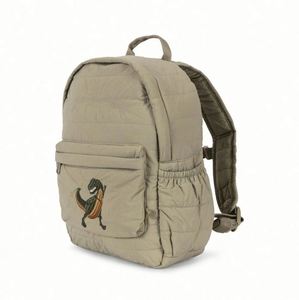 Kindergarten Eco-Friendly Fabric Embroidered School Bags Buckle Anti-Slip Students School Bag Custom Nylon Kids Quilted <b>Backpack</b> - Product Image 2
