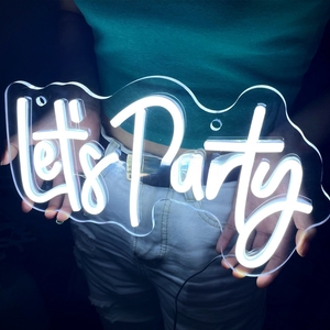 Enseigne lumineuse personnalisée Better Together Happy Birthday Led Letter Grands mariages Enseigne murale Bar Party Decor 45cm 60cm - Product Image 3