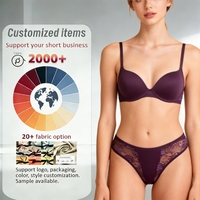 Ensemble de sous-vêtements bikini transparents OEM 2026 pour femmes, taille ajustée, culottes respirantes pour dames