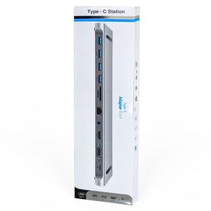 Adaptador <span class=keywords><strong>Usb</strong></span> para ordenador de escritorio, adaptador de TYPE-C HDM1, <span class=keywords><strong>Usb</strong></span> 3,0, RJ45, VGA, PD, multipuertos, 11 en 1, 1 muestra, envío gratis - Product Image 6