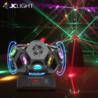 Led 18*10W Rgbw 4In1 Trois Têtes Faisceau Laser Dj Tête Mobile Lumière Rouge Et Vert Dj Laser Lumières Pour Boîte De Nuit