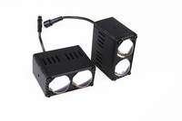 Feux auxiliaires de moto JPAD avec télécommande sans fil, projecteur, faisceau de croisement et faisceau de route, couleur jaune et blanche J4A