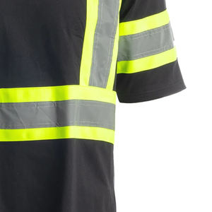Camisa de Trabajo Reflectante de Alta Visibilidad para Hombre, 100% Poliéster, Absorbe la Humedad, Certificación ANSI/ISEA 107 Clase 2/3, Ropa de Seguridad - Product Image 4