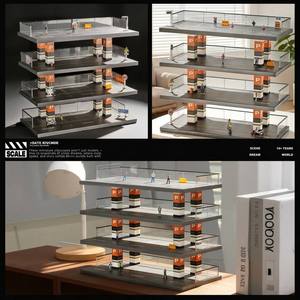 Diorama de Estacionamiento en Miniatura 1:64, Escenario de Casa DIY, Vitrina Acrílica Apilable para Bloques de Construcción de Arquitectura - Product Image 5