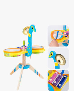 2026 Nuevo Tambor de Madera para Niños, Instrumento Musical, Juego Educativo Temprano, Juguetes de Aprendizaje Musical para Niños - Product Image 5