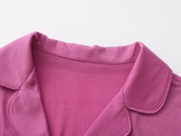 Solarwool Vêtements de détente personnalisés pour femmes à col rabattu en laine mérinos et nylon mélangé