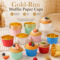 Mafen-Coupe à gâteau épaissie or argent résistant aux hautes températures outil de cuisson résistant à l'huile pour gâteaux et pâtisseries