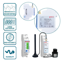 Compteur intelligent EM115-Mod-WL certifié CE, monophasé, Modbus RTU, LoRaWAN, RS485, configuration de paramètres à distance