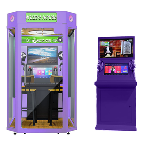 Wholesale Coin-Operated Electronic <strong>Jukebox</strong> Karaoke Singing Booth Metal KTV Mobile Singing Machine Game Machine For Sale - Product Image 2