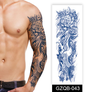 Último diseño de transferencia de agua semipermanente tatuaje pegatina manga cobertura de <span class=keywords><strong>brazo</strong></span> completo <span class=keywords><strong>para</strong></span> hombres y mujeres-inspirado <span class=keywords><strong>en</strong></span> jugo - Product Image 3