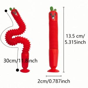 Bolígrafo de Plástico Creativo con Diseño de Vegetal, Juguete de Oficina, Regalo de Regreso a Clases para Adultos y Niños, Herramienta Divertida para Aliviar el Estrés - Product Image 2