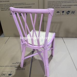 Sillas de Ratán Natural Hechas a Mano para Fiestas Infantiles, Venta al por Mayor, Ligeras y Duraderas, Asientos para Eventos Infantiles - Product Image 4