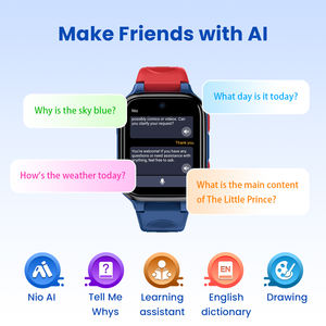 นาฬิกาเด็ก Lagenio พร้อมผู้ช่วยเสียง AI รองรับวิดีโอคอล 4G ระบบติดตาม GPS กันน้ำระดับ IP68 หน้าจอ AMOLED กล้อง 5MP รองรับซิม - Product Image 2