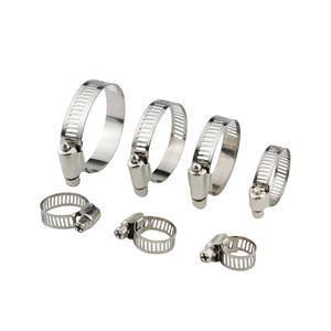 16mm Stainless Steel Hose Clamps Gas Pipe Washing Machine <b>Range</b> <b>Hood</b> Water Pipe Ferrules High Quality Gas & Water Pipe Clamps - Product Image 1