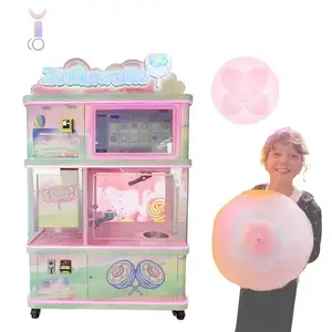 For Malls and Parks,Innovative Fully Automatic Cotton Candy Vending Machine equipment,machine for cotton candy maker