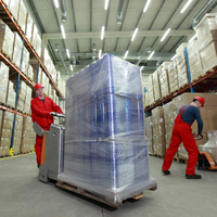 Film étirable transparent en PE bon marché pour palettes, provenant de Chine