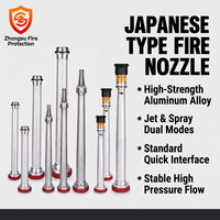 Lance d'incendie de type japonais Machino avec buse de pulvérisation modulaire, buse à jet de brouillard réglable pour équipement de sauvetage professionnel en lutte contre l'incendie