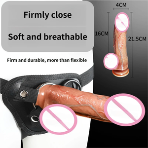 Spitzen-Strap-on-<span class=keywords><strong>Dildo</strong></span>-Höschen für Frauen Elektrischer Vibrator-Höschen-<span class=keywords><strong>Dildo</strong></span> mit Gürtel Realistischer Gummi-<span class=keywords><strong>Dildo</strong></span> Silikon - Product Image 6
