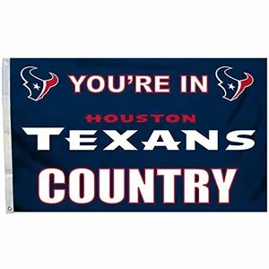 Tùy chỉnh <span class=keywords><strong>Houston</strong></span> texans 3X5FT cho nflteams biểu ngữ Chất lượng cao polyester linh vật cờ cho sân vận động & Cổng sau bên kỹ thuật số - Product Image 1