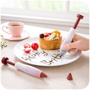 Cake Decoration Tools Silicone Food <b>Writing</b> Pastry Cream Cake Decoration Pen - Product Image 3