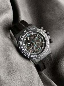 Montre-bracelet automatique mécanique de luxe haut de gamme personnalisée pour homme, en acier inoxydable lumineux, classique et professionnelle, vente en gros - Product Image 5