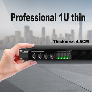 Amplificateur numérique post-puissance Biner <span class=keywords><strong>T1600</strong></span> professionnel 4*600W haute puissance 4 canaux - Product Image 6