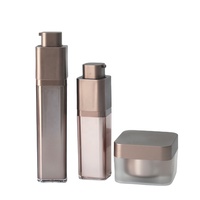 15ml 30ml Double Paroi Twist Pompe Bouteille Fabricant Acrylique Soins de La Peau Essence Pompe Sans Air Pulvérisation Bouteille De Lotion
