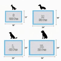Tapis absorbants jetables pour chiens, idéaux pour les voyages en voiture, avion, cage ou sac de transport – Super absorbants et anti-fuites pour l'apprentissage de la propreté des chiots