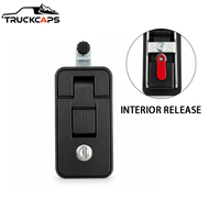 Loquet de compression en zinc, installation facile pour porte de compartiment de camionnette, capot de camion, coque de camping-car, ou porte de VR