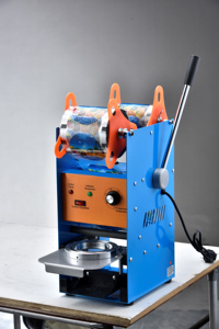 Macchina sigillatrice elettrica per tazza di plastica Semi-automatica per tazza da tè in vendita - Product Image 5