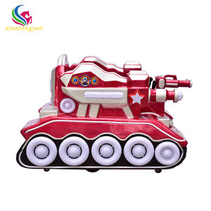 Coche de Juguete Eléctrico de Alta Calidad para Niños, Tanque de Batalla Láser de Fibra de Vidrio, Velocidad de 6-16 km/h para Entretenimiento al Aire Libre y Compras - Product Image 4