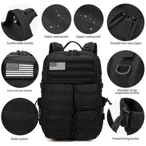 <b>Tactical</b> <b>Backpack</b> Waterproof <b>Backpack</b> with Multiple Pockets and <b>Tactical</b> Gear for the Outdoors Black 25L - Product Image 4