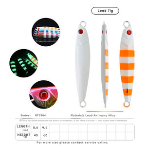 Señuelos de fundición de agua salada de buena calidad, 30g, 40g, 60g, 80g, cebos de Pesca Jigging brillantes, plantilla de Pesca de Metal, <span class=keywords><strong>MajorCraft</strong></span> luminosa - Product Image 3